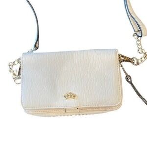 JUICY COUTURE Crossbody Bag White Wallet On A Chain